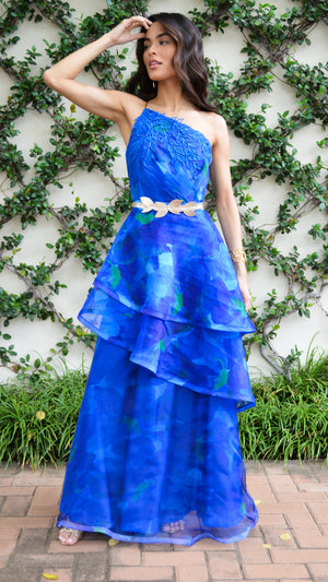 Vestido BARCELONA - Green & Blues