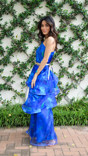 Vestido BARCELONA - Green & Blues