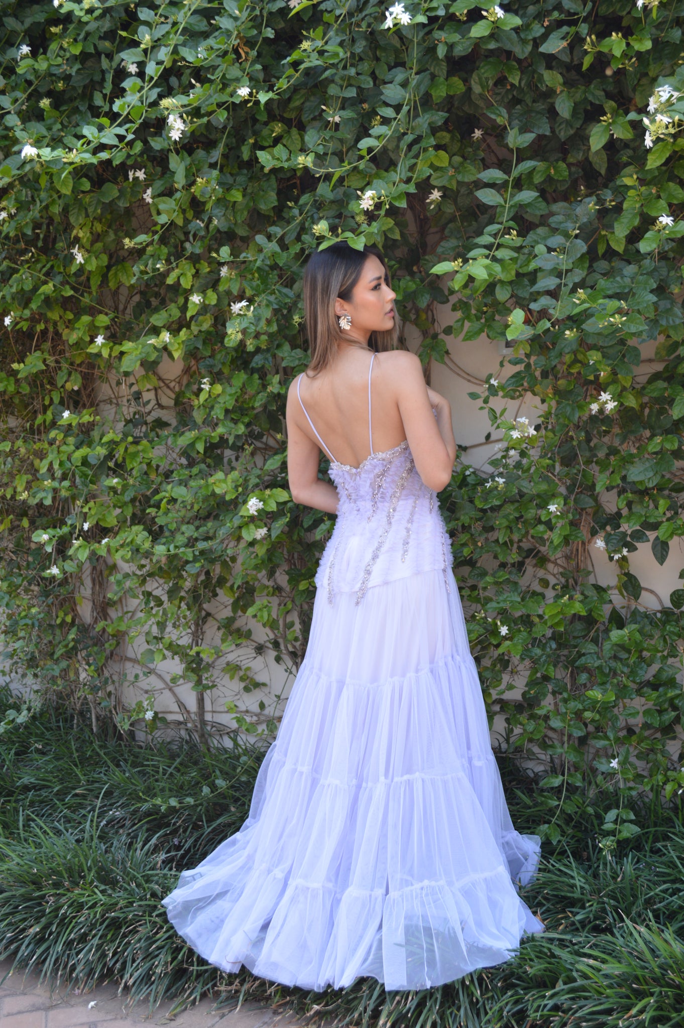 Vestido ERICKA - Tulle & bordado a mano