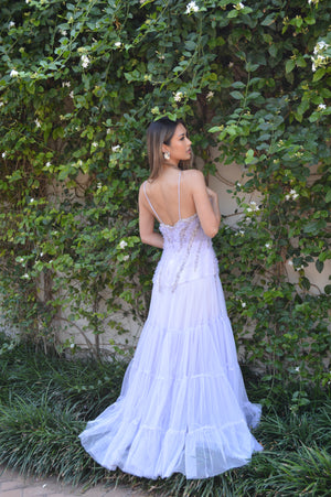 Vestido ERICKA - Tulle & bordado a mano