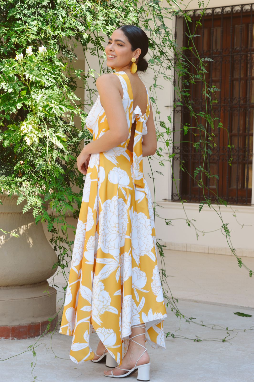 Vestido FELI midi - Golden Garden